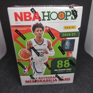 パニーニ NBA フープス 2020-21 ホリデー ブラスター ボックス - 新品 - 直筆サイン/記念品カード 1 枚