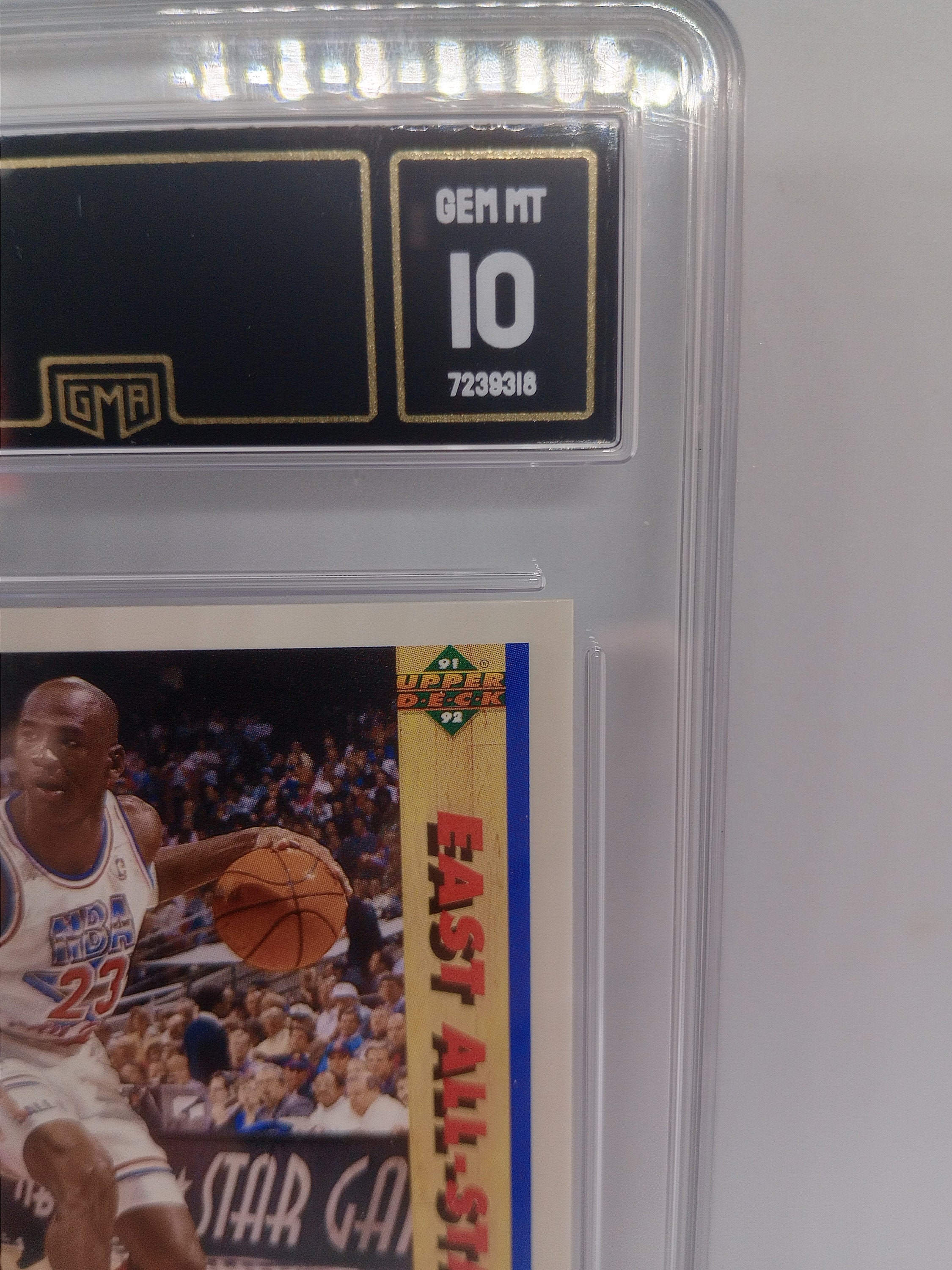 Michael Jordan 1991 Upper Deck #452 All-star GMA 10 Gem Mint