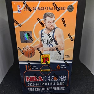 Panini NBA Hoops 2023-24 Asia Tmall Exclusive Hobby Box - Neuve scellée en usine - 8 parallèles