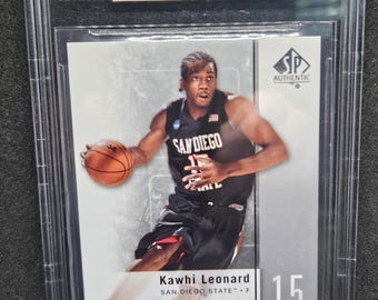 Kawhi leonard autographed card - Etsy 日本
