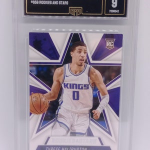 Tyrese Haliburton 2020-21 Panini Chronicles #659 Rookies & Stars Rookie Card GMA 9 Mint Plus Graded NBA Card