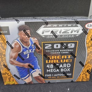 Panini Prizm Draft Picks 2019 NBA Mega Box - Brandneu Versiegelt - 1 Autogramm garantiert