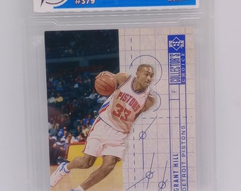 グラント・ヒル Grant Hill サイン額入り NBA バスケットボール グラント・ヒルのサイン入りルーキーカード（コア付き） - Etsy 日本