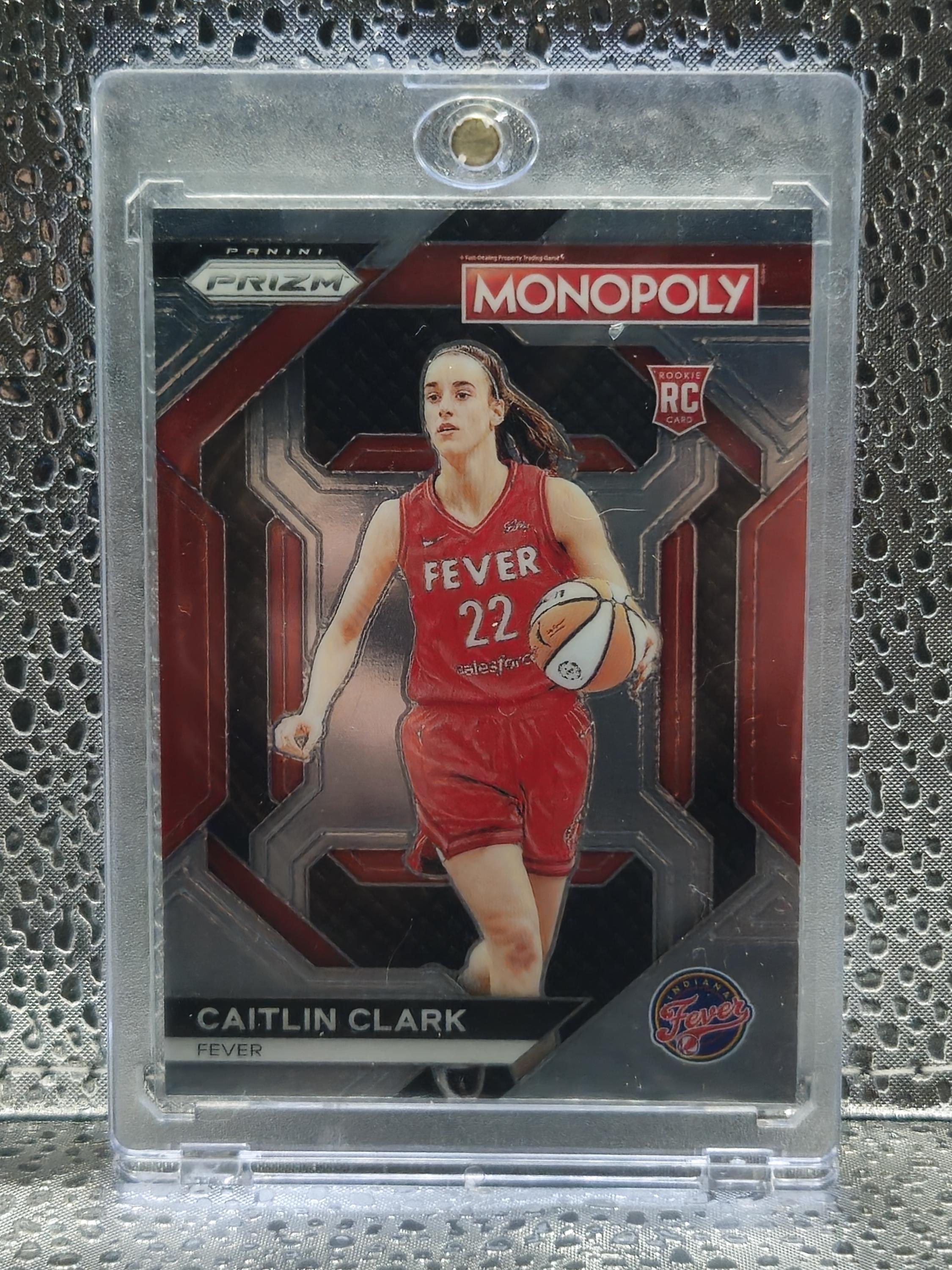 Caitlin Clark 2024 Panini WNBA Monopoly Prizm ROOKIE Card - Mint  display picture 1