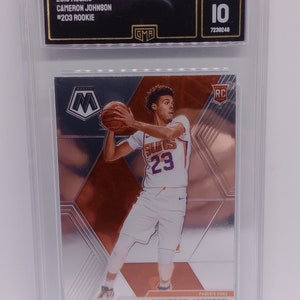 Cameron Johnson 2019-20 NBA Panini Mosaic #203 Rookie Card - GMA 10 Gem Mint Graded