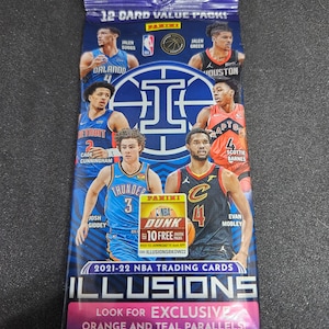 Basket Panini Illusions 2021-22 NBA Jumbo Value Pack scellé en usine