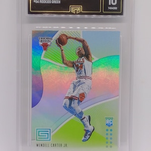 Wendell Carter Jr 2018 Panini Status #114 Green Rookies GMA 10 Gem Mint Classificato NBA Card