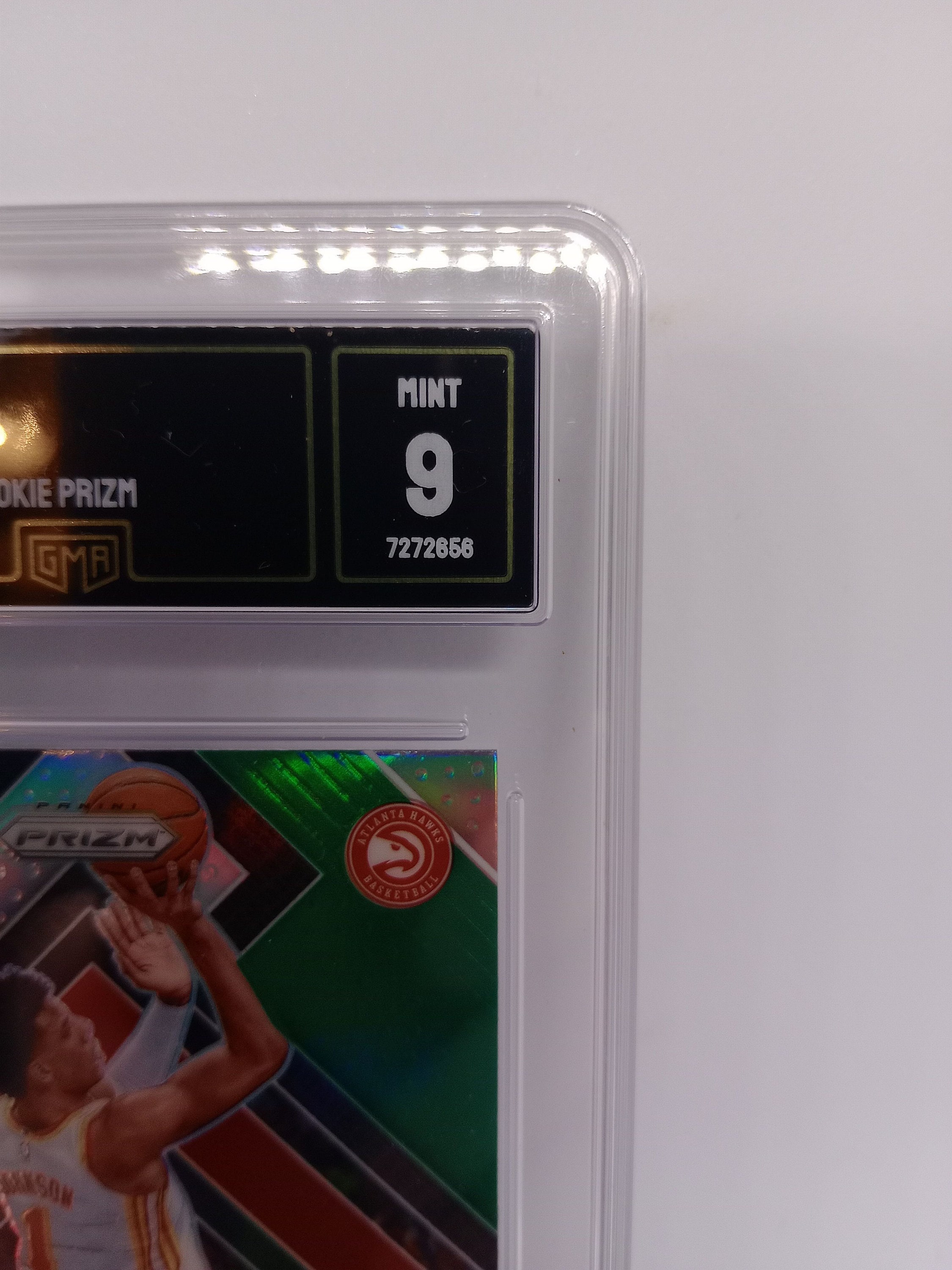 Jalen Johnson 2021-22 NBA Panini Prizm #18 Emergent Green Prizm
