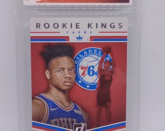 Markelle Fultz 2017-18 NBA Panini Donruss Rookie Kings #1 Rookie Card RC - ECG 9.5 Mint Plus Graded