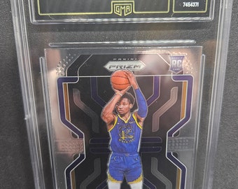 Jonathan Kuminga 2021-22 Panini Prizm #307 NBA Rookie Card GMA 8.5