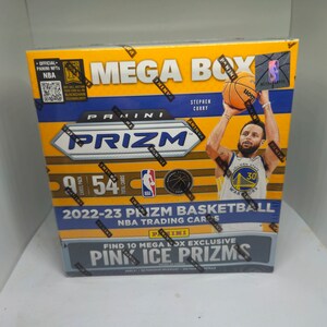 Panini Prizm 2022-23 NBA Mega Box Exclusive - New Factory Sealed - 10 Pink Ice Prizms 4 Silver Prizms Guaranteed