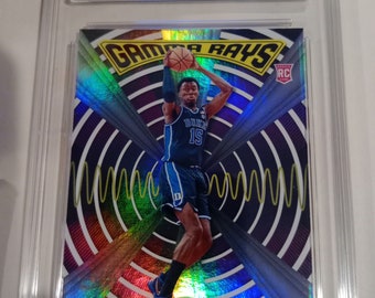 Mark Williams 2022 NBA Panini Chronicles Draft Picks #Zg-MWi Gamma Rays Rookie Card - GMA 10 Gem Mint Graded