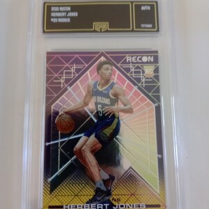 Herbert Jones 2021-22 Panini Recon Rookie Card #214 GMA Encapsulated Classificado Nada