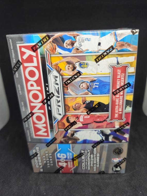 Panini Prizm Monopoly 2024-25 NBA Basketball Blaster Box - New Factory Sealed - White Millionaire Inserts Box - Etsy Israel Panini Prizm Monopoly 2024-25 NBA Basketball Blaster Box - New Factory Sealed - White Millionaire Inserts Box - Etsy Israel