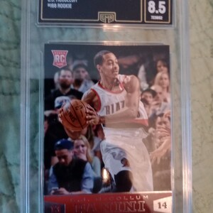 CJ McCollum 2013 Panini Rookie Card #168 GMA 8.5 nm Graded NBA Card