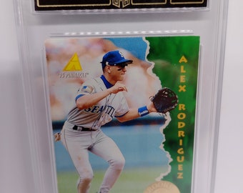 Alex Rodriguez 1995 MLB Pinnacle #132 Rookie Card - GMA 5 EX Graded Card