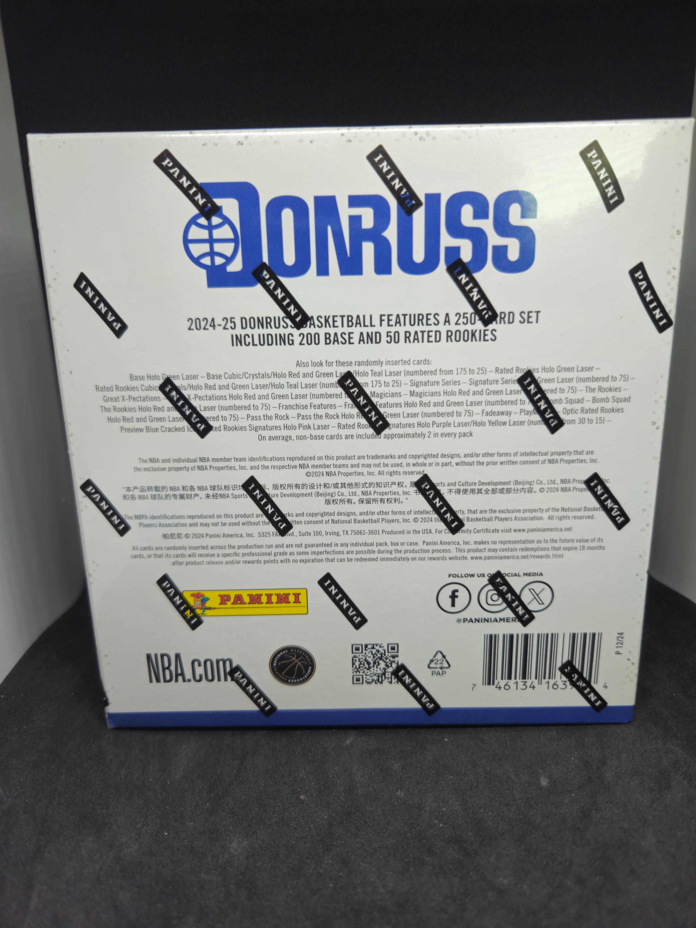 Panini Donruss 2024-25 NBA バスケットボール メガボックス限定 