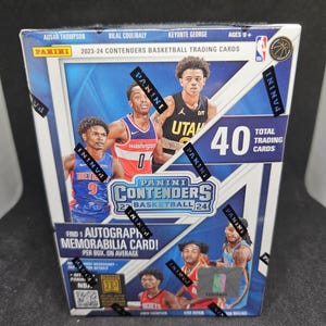 Panini Contenders 2023-24 NBA Basketball Blaster Box Exclusivo - Novo Lacrado - 1 Cartão Automático