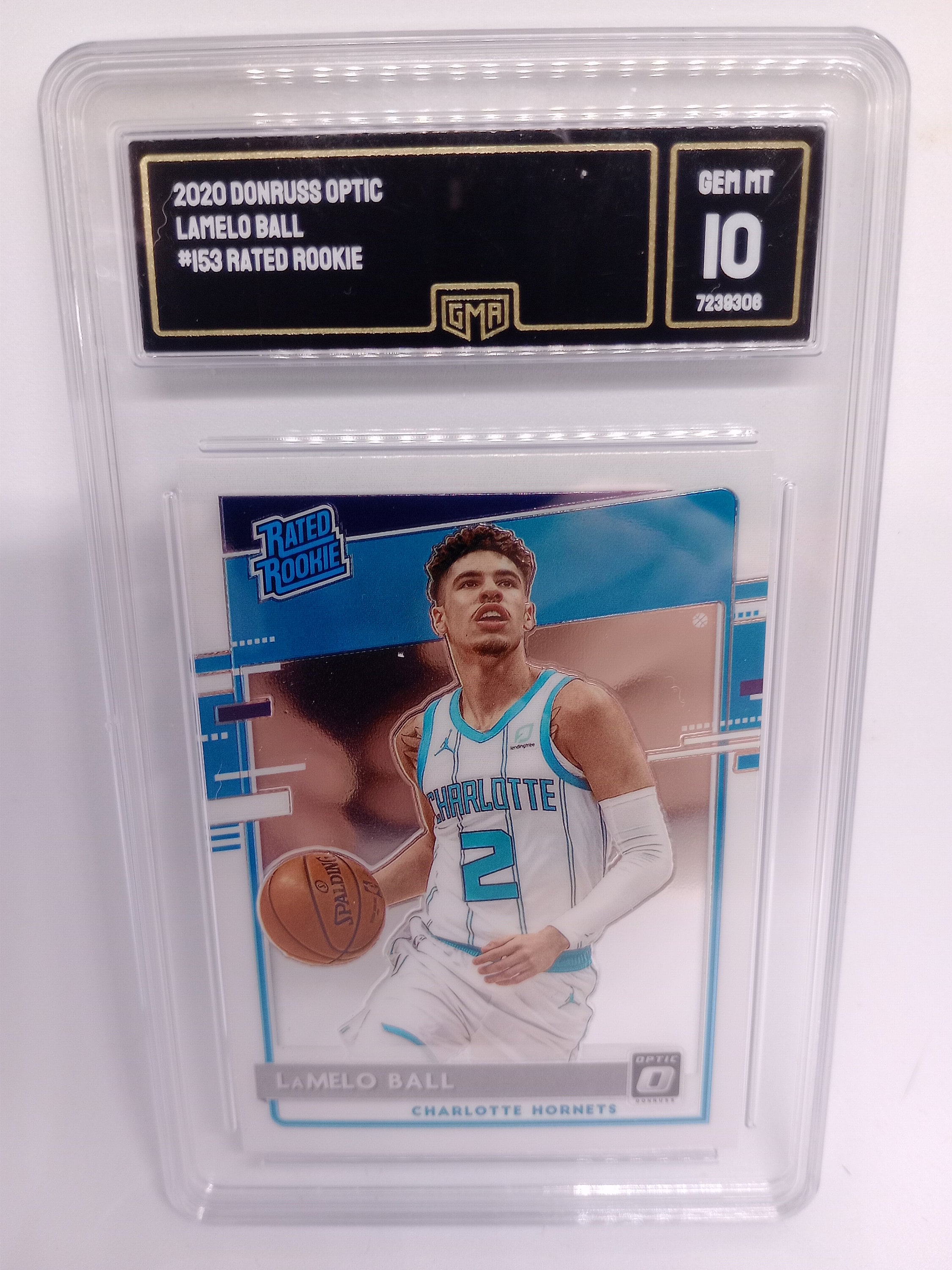 Lamelo Ball 2020 Panini Donruss Optic #153 Rated Rookie Card GMA 