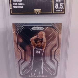 デヴィン・ヴァッセル 2020 パニーニ プリズム ルーキーカード #252 ルーキー GMA 8.5 ニアミントプラスグレード NBA カード