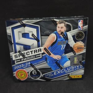 Panini Spectra 2023-24 NBA Basketball International Hobby Box - New Factory Sealed - Guaranteed 1 Autograph/Insert/Titan Card