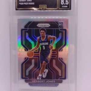 Herbert Jones 2021-22 Panini Prizm #329 Prizm Rookie Card - GMA 8.5 Mint Graded NBA Card