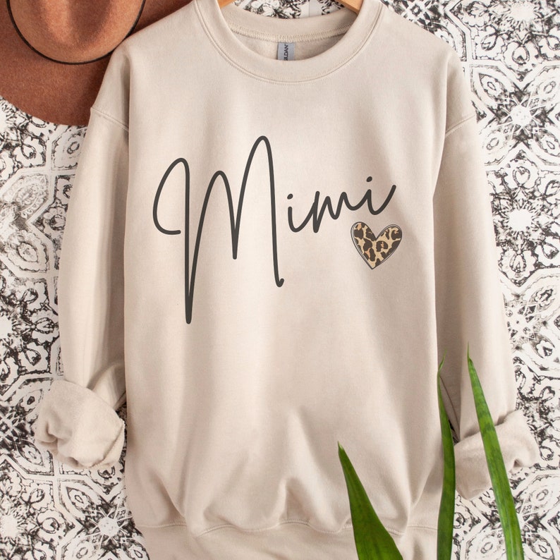 Png BUNDLE, Leopard Print Heart Script Gigi Mimi Grammy Nana Featuring ...