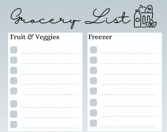 Lista de compras ombre azul descargar imprimible