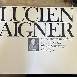1975 Signed  Lucien Aigner. Between Two Worlds Witnessed By a Master of the Photostory