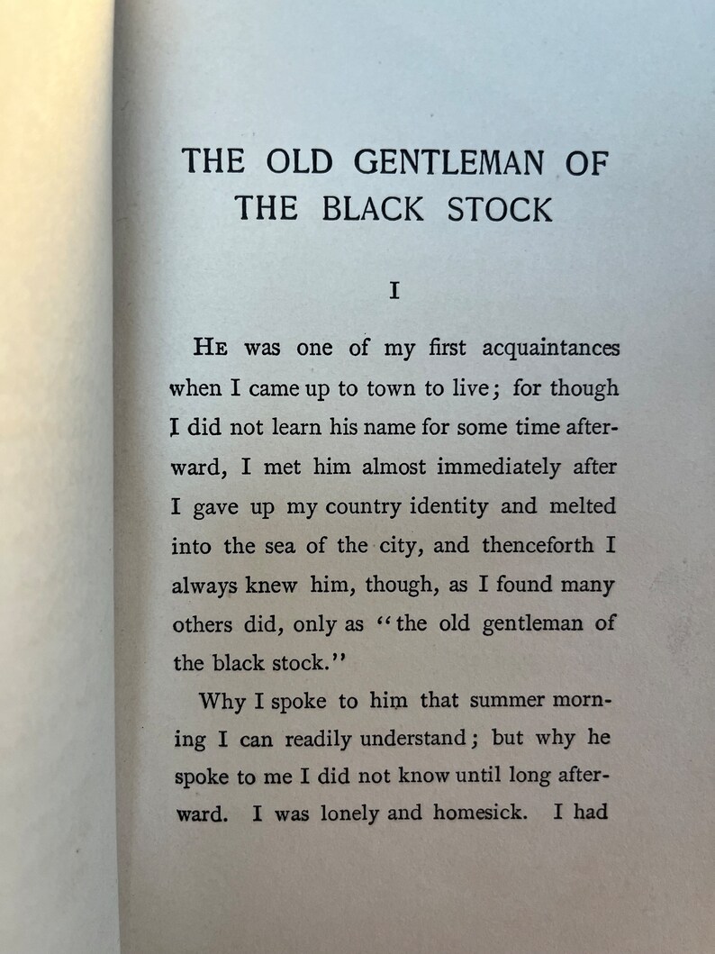 1899 The Old Gentleman Of The Black Stock by Thomas Nelson Page image 5