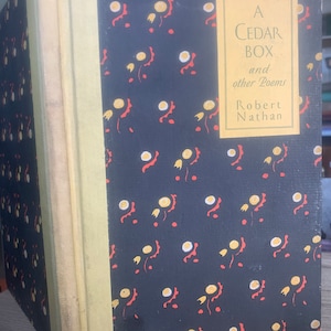 1929. A Cedar Box and other Poems by Robert Nathan. First Edition.