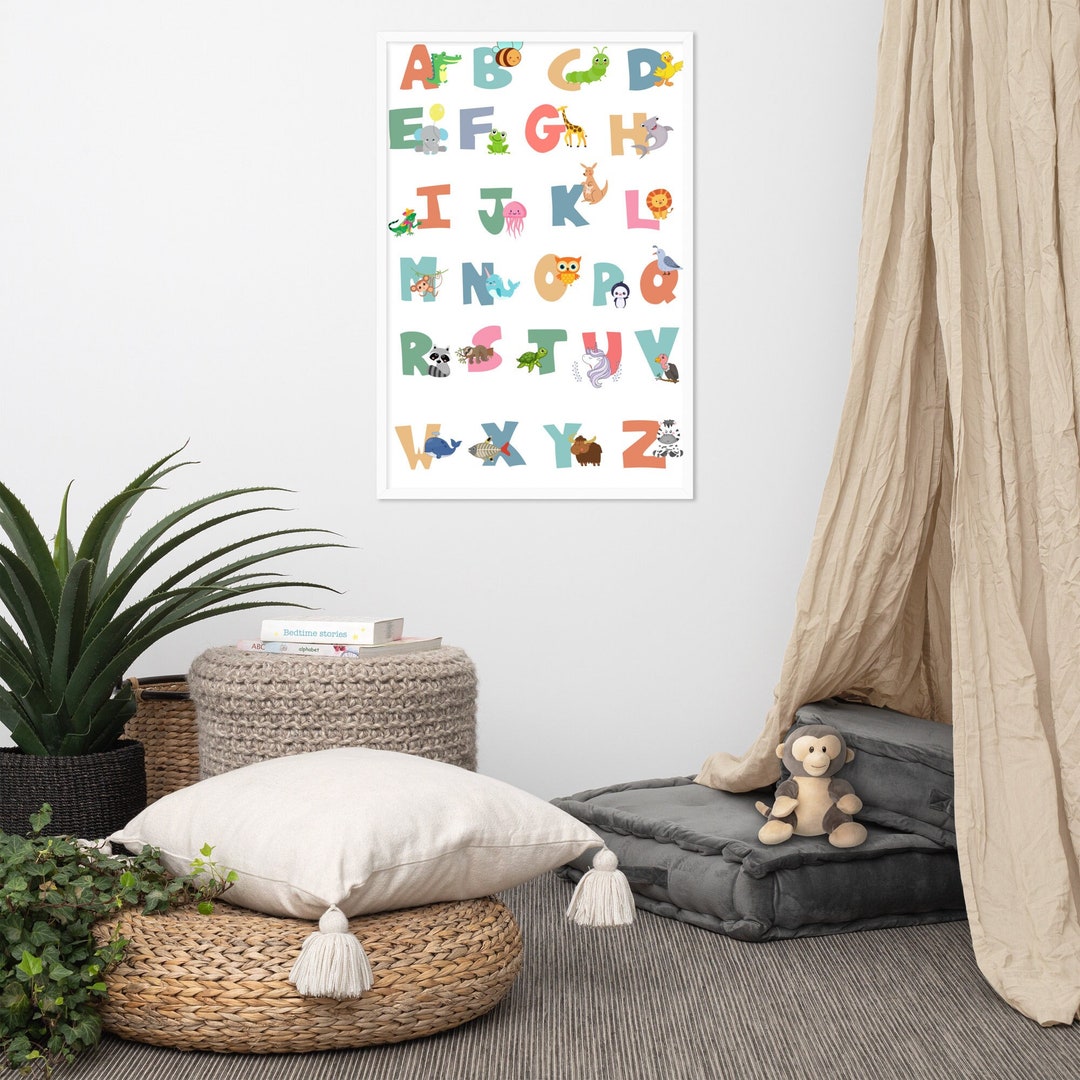 Alphabet Nursery Poster *digital Download* - Etsy