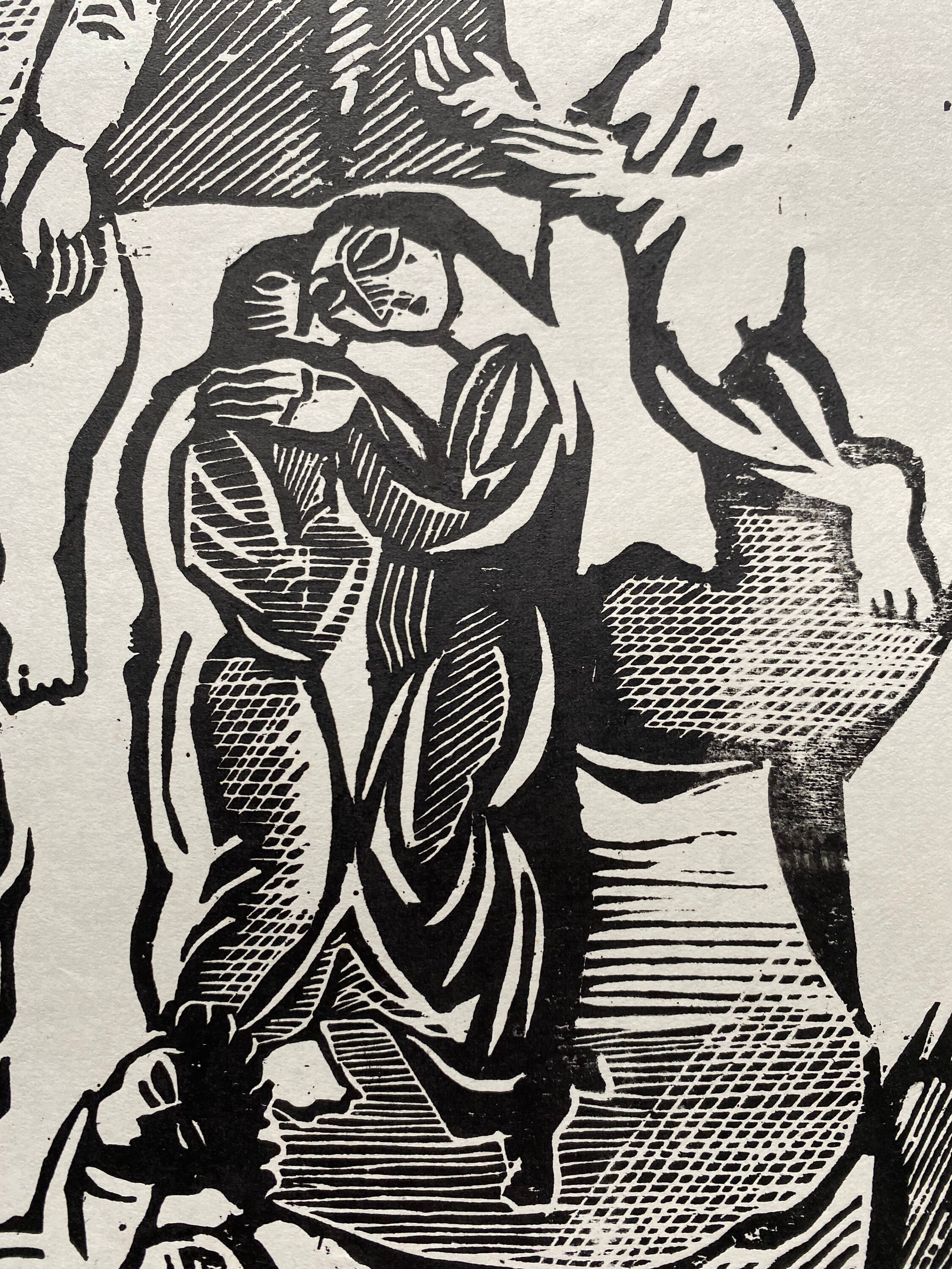 Georgian Legends Scene Unique Vintage 1989 Original Soviet Art - Etsy