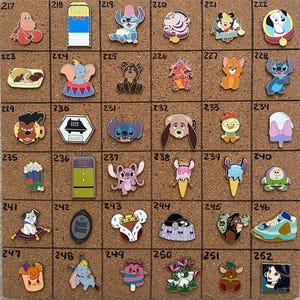Disney Pins, Hidden Mickeys, Stitch, Meeko, Buzz, Moana, Maui, Yoda, Lady, Pascal, Kevin, Angel, Muppets, Pluto, Disney Dogs