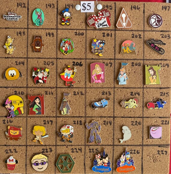 Disney Pins Hidden Mickeys Star Wars Dopey Walle Pluto Etsy