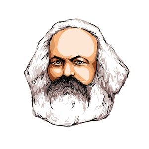 Karl Marx Sticker
