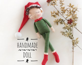 Christmas Amigurumi, Crochet Doll