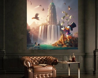 Scrooge Mcduck Masterchef Printable Art Contemporary Art Wall Art ...