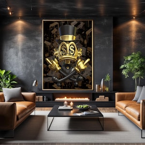 SCROOGE MCDUCK GOLD Dollars - Limited Edition - Get the large painting of the richest Scrooge McDuck ever
