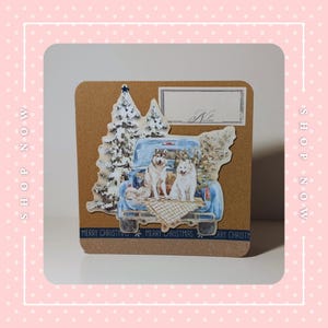 Carte double de Noël