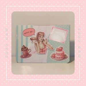 Carte double "Miss Cookie"