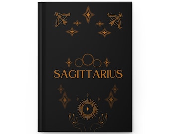 Sagittarius Journal, Sagittarius Zodiac Journal, Astrology Notebook, Sagittarius Notebook