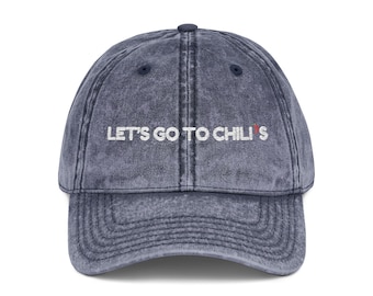 Embroidered Hat, Chilis Merch, Chilis Gift, Triple Dipper, Gift For Her