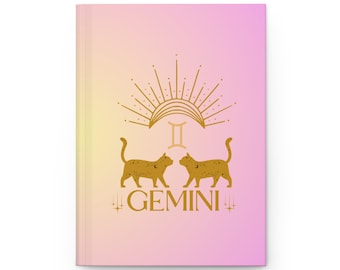 Gemini Journal, Gemini Zodiac Journal, Astrology Notebook, Gemini Notebook