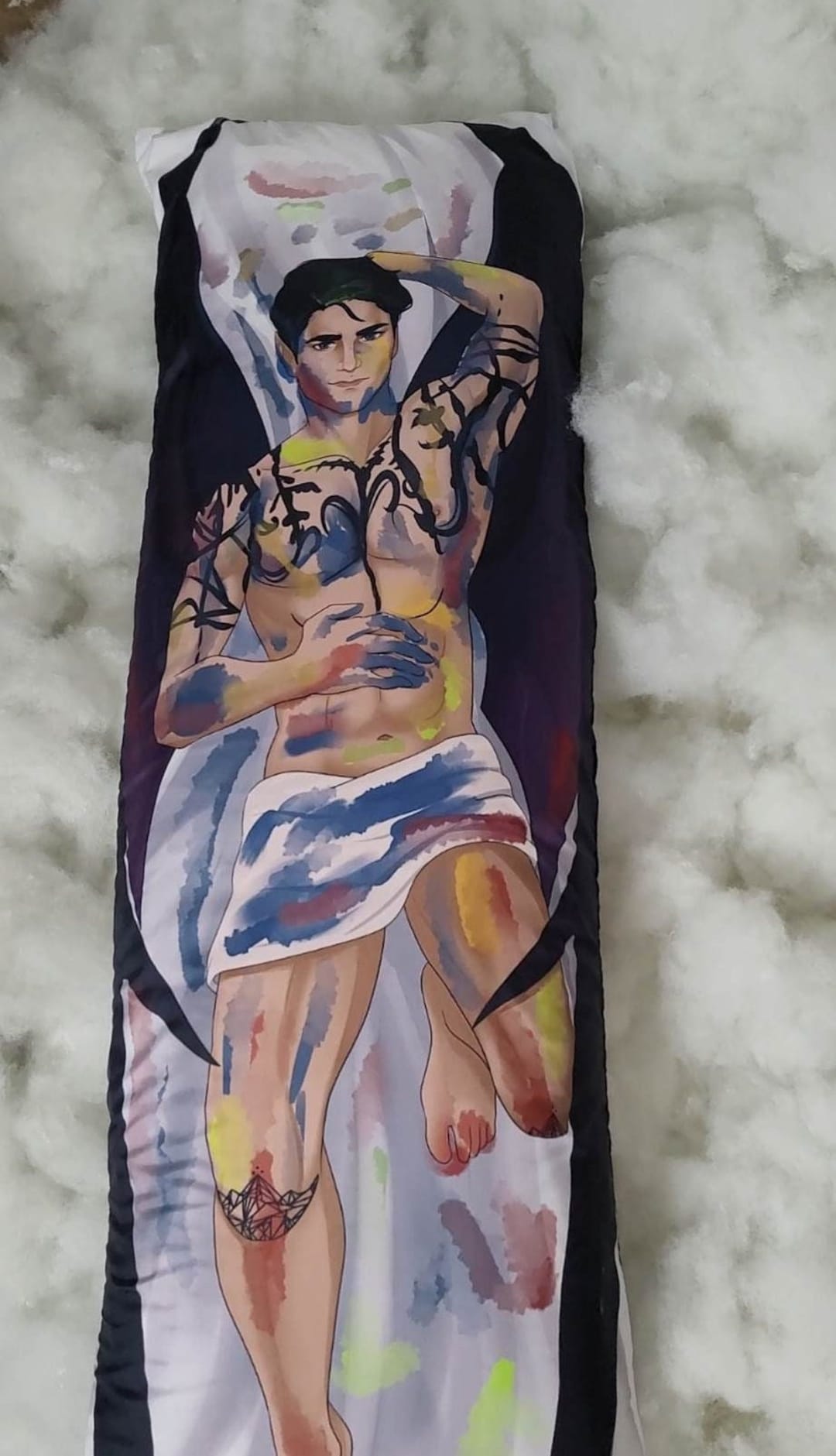 Rhysand, Night Court, SJM Men Body Pillow, Long Pillowcase Machine