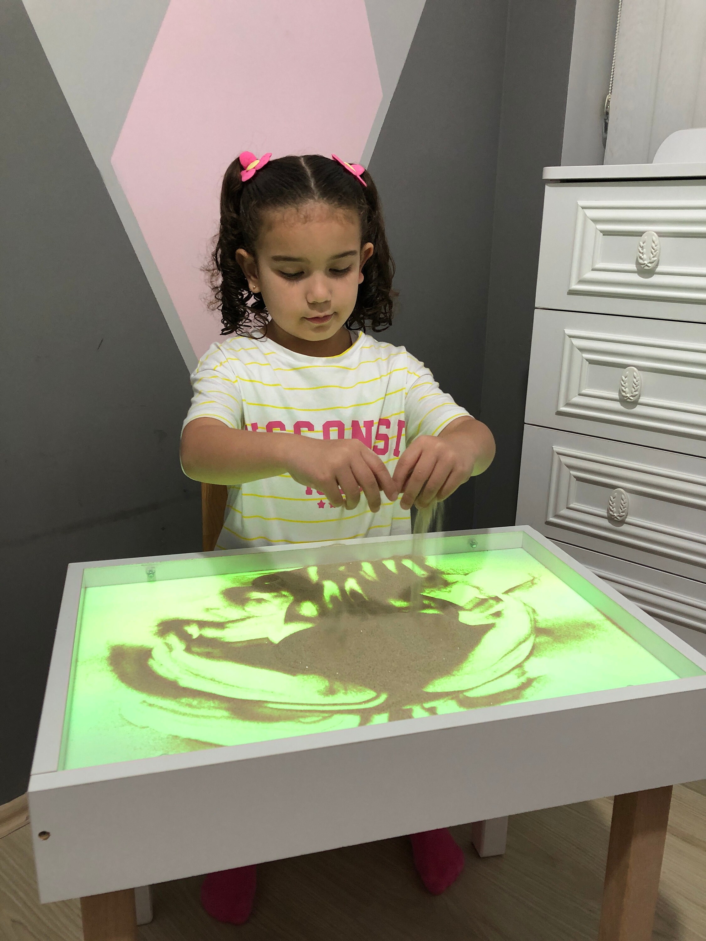 Light Table, Flisat Inset, Gift for Kids, Montessori Sand Table, Lego