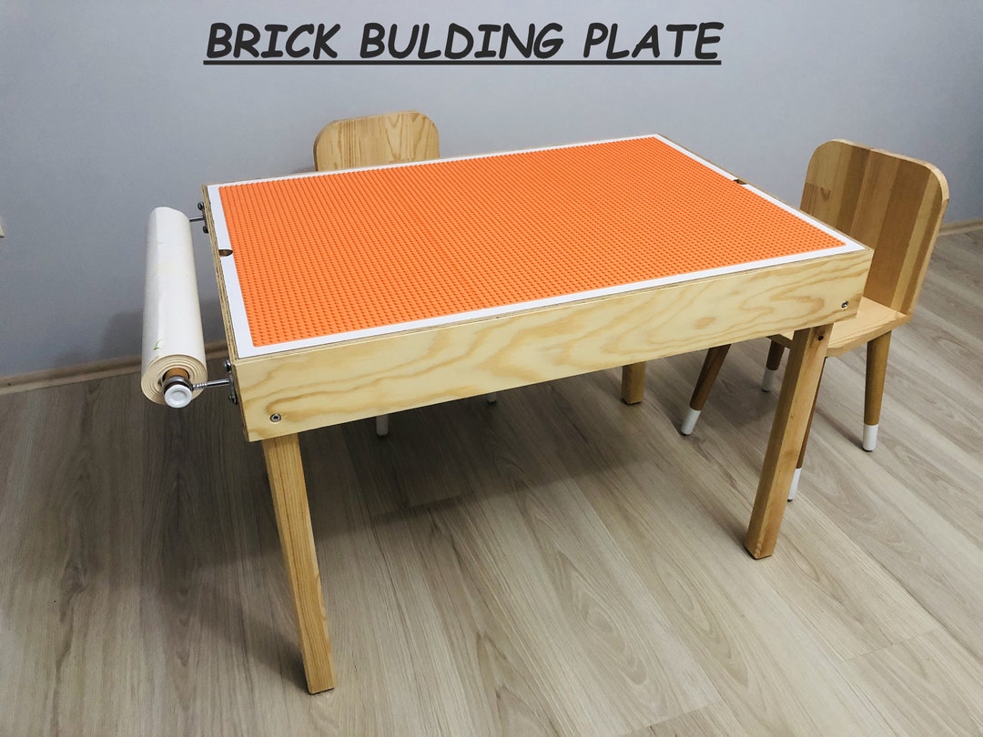 Activity Table and Chairs, Water and Sand Table,toddler Brick Bulding