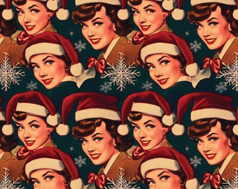 Vintage Christmas Wrapping Paper