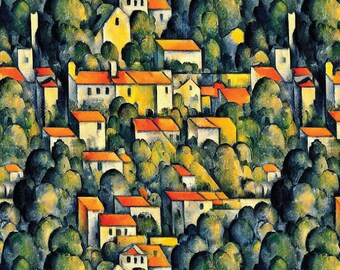 Wrapping Paper: European Hillside