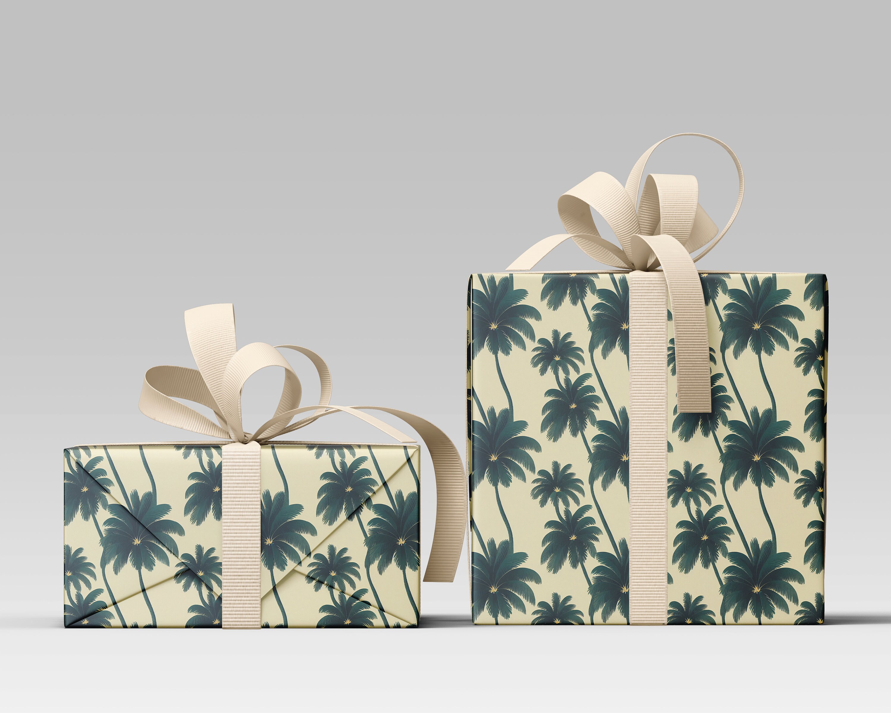 Botanical Wrapping Paper | Palm Tree | Chic Gift Wrap - Etsy